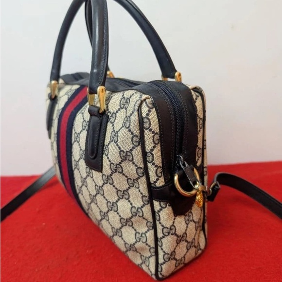 Vintage Gucci Beige and Black Women's Bag - Picture 5 of 13